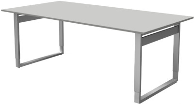 kerkmann Table de conférence Form 5, (L)2.000 mm, graphite