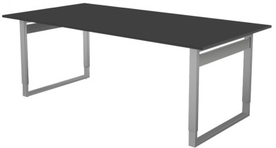 kerkmann Table de conférence Form 5, (L)2.000 mm, graphite