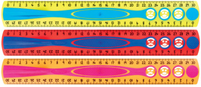 Maped Règle plate Kidy Grip, 300 mm, en plastique