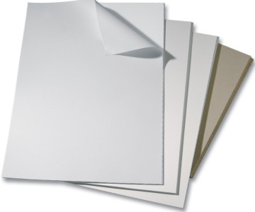folia Carton gris, (L)400 x (H)500 mm, épaisseur: 1,5 mm