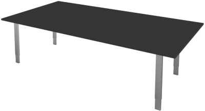 kerkmann Table de conférence Form 5, (L)2.000 mm, graphite