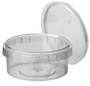 PAPSTAR Pot transparent, rond, 770 ml, transparent