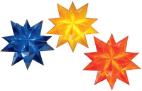 folia Feuilles de papier pliable étoile Bascetta, bleu