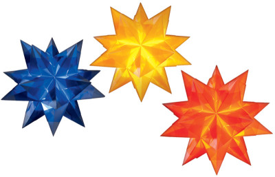 folia Feuilles de papier pliable étoile Bascetta, bleu