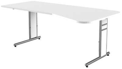 bureau Kerkmann PC Formulaire 4, (B) mm 1.950, blanc