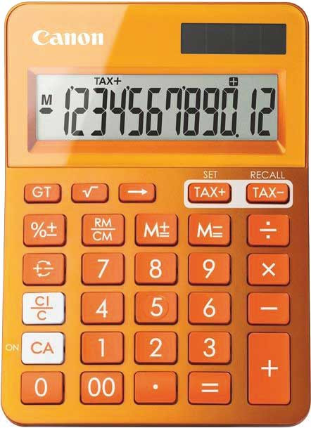 Canon Calculatrice de bureau LS-123K-MOR, couleur: orange