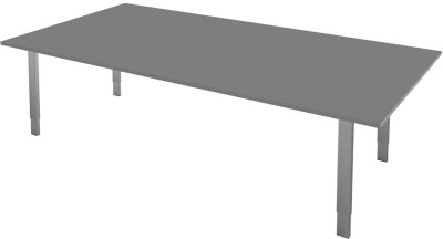 kerkmann Table de conférence Form 5, (L)2.000 mm, blanc