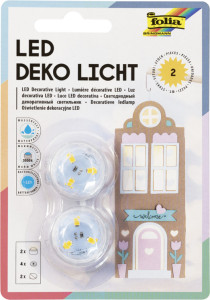 folia Lumière décorative LED, piles inclues