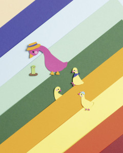 folia Chemise de carton pour photomontages, 220 x 320 mm,