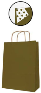 agipa Sac cadeau, (L)250 x (P)110 x (H)310 mm, kraft or