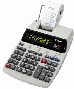 Canon MP-120 MG-ES II - Calculatrice imprimante 12 chiffres à affichage et impression bicolore