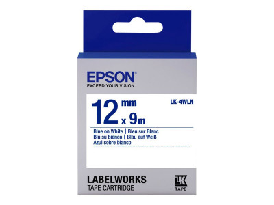 Epson : TAPE - LK4WLN STD BLUE avec HT 12/9 .