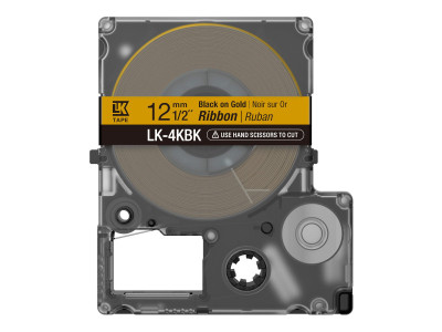 Epson : TAPE - LK4KBK RIBBON BLK/ GOLD 12/5