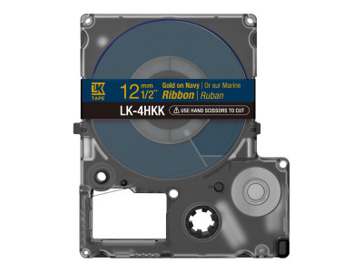 Epson : TAPE - LK4HKK RIBBON GOLD /NAVY 12/5