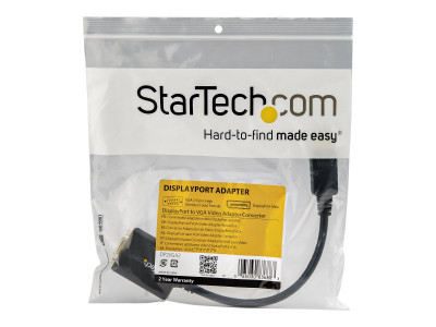 Startech : DISPLAYPORT TO VGA VIDEO ADAPTE CONVERTER