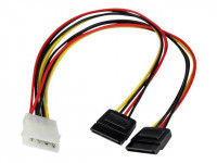 Startech : LP4 TO 2 SATA INTERNAL POWER SPLITTER cable