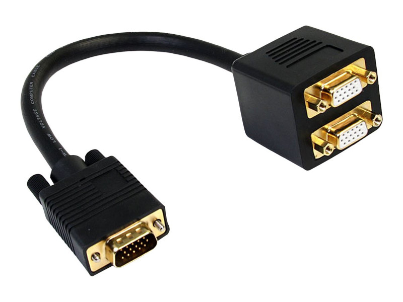 Startech : 1 FT VGA TO 2X VGA VIDEO SPLITT cable M pour