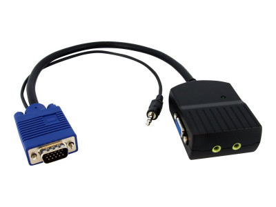 Startech : 2 PORT VGA VIDEO SPLITTER W/ AUDIO - USB POWERED