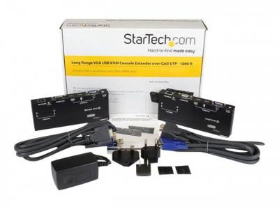 Startech : LONG RANGE USB VGA KVM CONSOLE EXTENDER OVER CAT5 UTP 1000FT