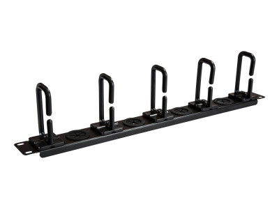 Startech : CABLE MANAGER - cable ORGANIZER D-RING HOOKS - HOLES - 1U