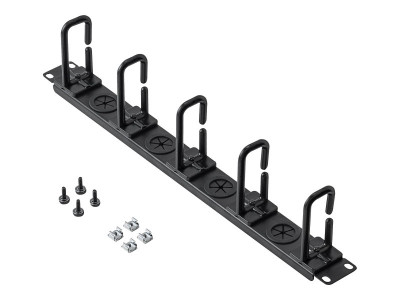 Startech : CABLE MANAGER - cable ORGANIZER D-RING HOOKS - HOLES - 1U