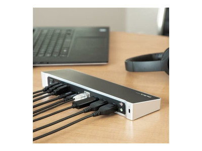 Startech : TRIPLE-4K MONITOR USB-C DOCK WINDOWS/MACBOOK - POWER DELIVERY