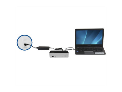 Startech : DUAL DISPLAYPORT USB C DOCK W/ 2.5IN SATA SSD/HDD BAY MST PD