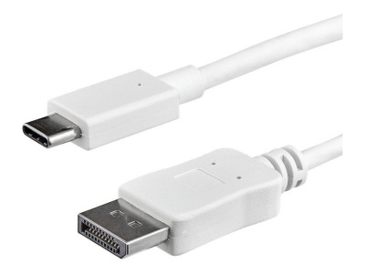 Startech : 1M USB-C TO DISPLAYPORT cable USB C TO DP ADAPTER - WHITE