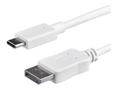 Startech : 1M USB-C TO DISPLAYPORT cable USB C TO DP ADAPTER - WHITE