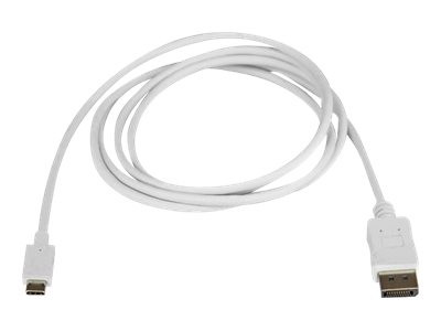 Startech : 1.8M USB-C TO DISPLAYPORT cable USB C TO DP ADAPTER - WHITE