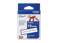Brother TZE-R234 ruban laminé P-Touch 12mm Blanc Or
