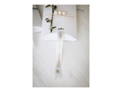 Brother TZE-R234 ruban laminé P-Touch 12mm Blanc Or