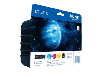 Brother : LC-1280XL VALUE BLISTER CONTAINS 1X BK C M Y