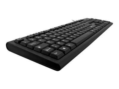 V7 : CLAVIER AZERTY FILAIRE USB/ADAPTATEUR PS2