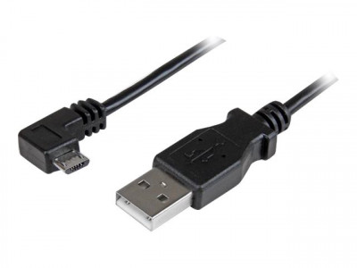 Startech : 0.5M RIGHT ANGLE MICRO USB CHARGE & SYNC cable - 24 AWG