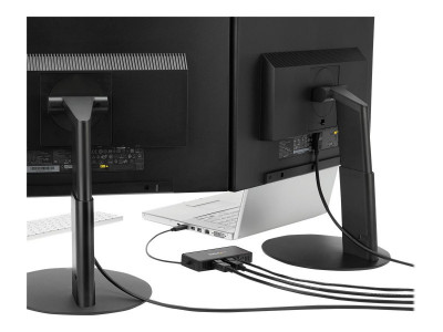 Startech : USB TO DUAL DISPLAYPORT MINI DOCKING STATION 4K GBE USB 3.0