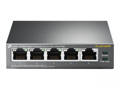 TP-Link : 5-PORT GIGABIT DESKTOP SWITCH avec 4-PORT POE
