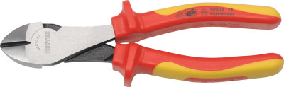 couteaux latéraux Heytec VDE, longueur 180 mm, rouge / jaune
