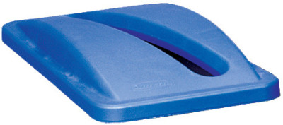 Rubbermaid Couvercle Slim Jim pour papier, bleu