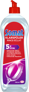 Somat agent de rinçage pour lave-vaisselle, une bouteille de 750 ml