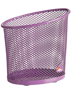 ALBA Pot à crayons Mesh, en fil d'acier, noir