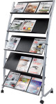 ALBA Porte-brochures mobile, grand, largeur: 820 mm ALBA Porte-brochures mobile, grand, largeur: 820 mm