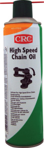 CRC Lubrifiant pour chaînes HIGH SPEED CHAIN OIL, spray 500