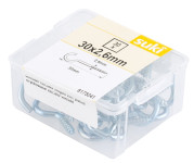 suki. Crochet à visser, courbé, 40 x 3,0 mm, galvanisé, 25 suki. Crochet à visser, courbé, 40 x 3,0 mm, galvanisé, 25