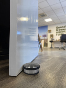 ALBA Butoir de porte, en acier, diamètre: 110 mm