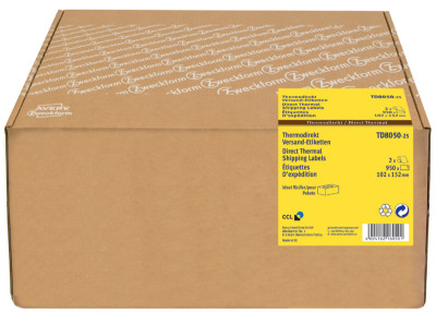 AVERY Zweckform Etiquettes pour imprimante thermique, blanc