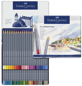 FABER-CASTELL Crayons de couleur aquarellables GOLDFABER,