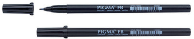 stylo brosse SAKURA PIGMA BROSSE 3 Case, noir