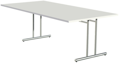 kerkmann Table de conférence ARTLINE, (L)2.000 mm, blanc