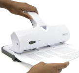 RAPESCO quadruple poinçon ALU 40, 40 feuilles, noir